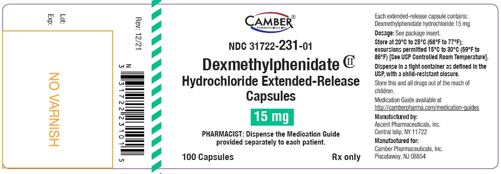 NDC 31722-0233-01 DEXMETHYLPHENIDATE HYDROCHLORIDE 25 mg/1 Details ...